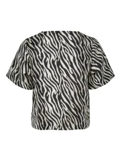 YASZEMA TOP MET KORTE MOUWEN -YAS Kleding Winkel 26038351 Black 1208610 002