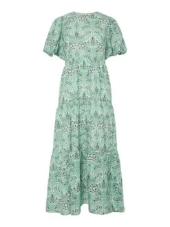 YASBOTANICO MAXI JURK -YAS Kleding Winkel 26038372 StarWhite 1208840 001