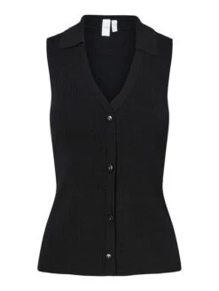 YASSERA GEBREIDE TOP -YAS Kleding Winkel 26038412 Black 001