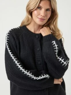 YASOLLY GEBREID VEST -YAS Kleding Winkel 26038461 Black 1213474 006