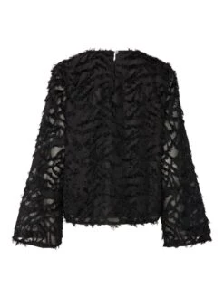 YASPARIA TOP MET LANGE MOUWEN 13 YASPARIA TOP MET LANGE MOUWEN -YAS Kleding Winkel 26038507 Black 002