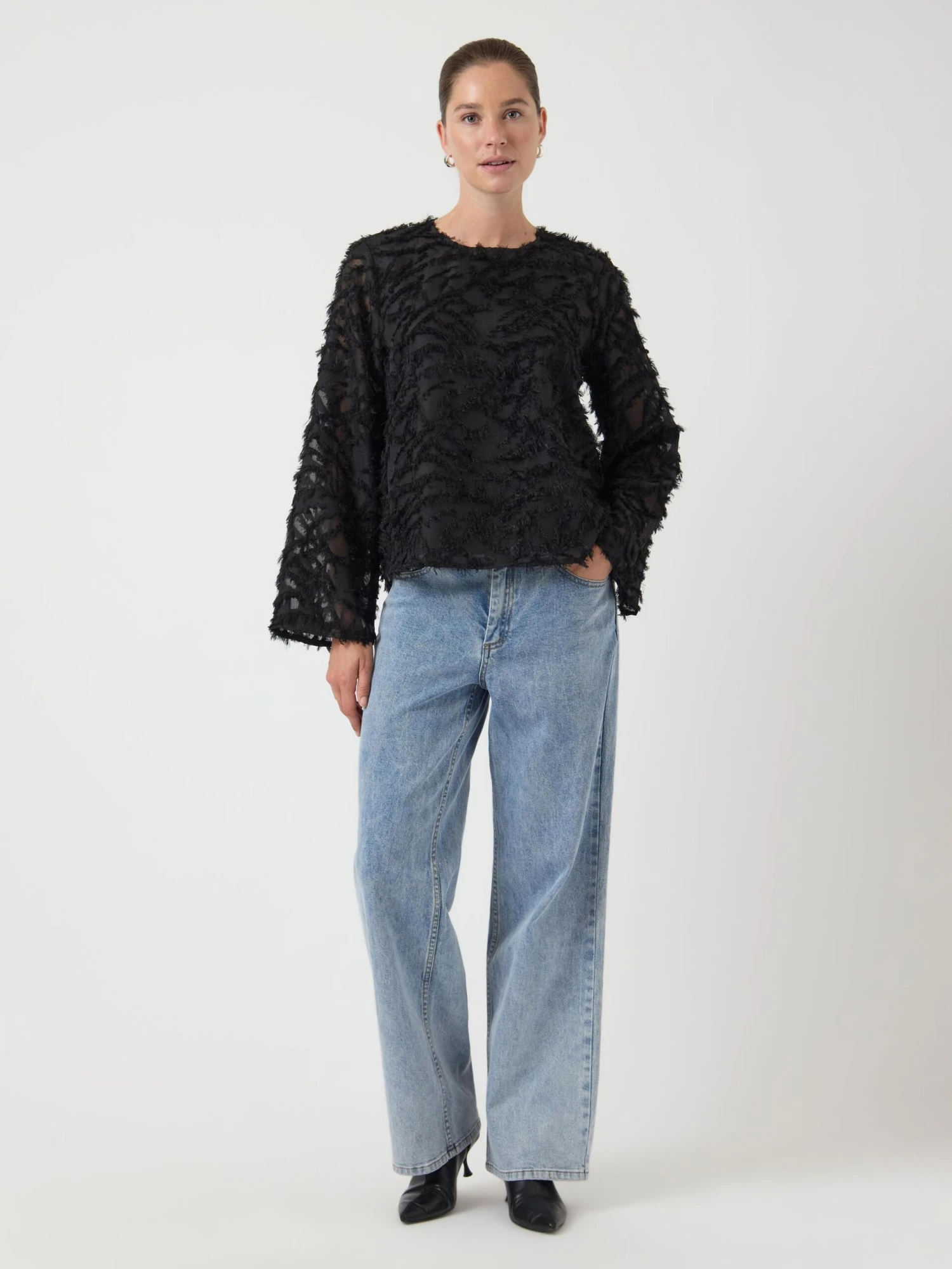 YASPARIA TOP MET LANGE MOUWEN 6 YASPARIA TOP MET LANGE MOUWEN - Afbeelding 4