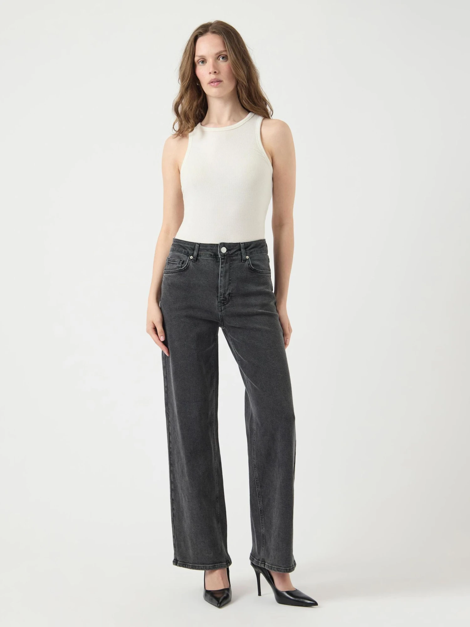 YASROSIE HW STRAIGHT FIT JEANS 6 YASROSIE HW STRAIGHT FIT JEANS - Afbeelding 4