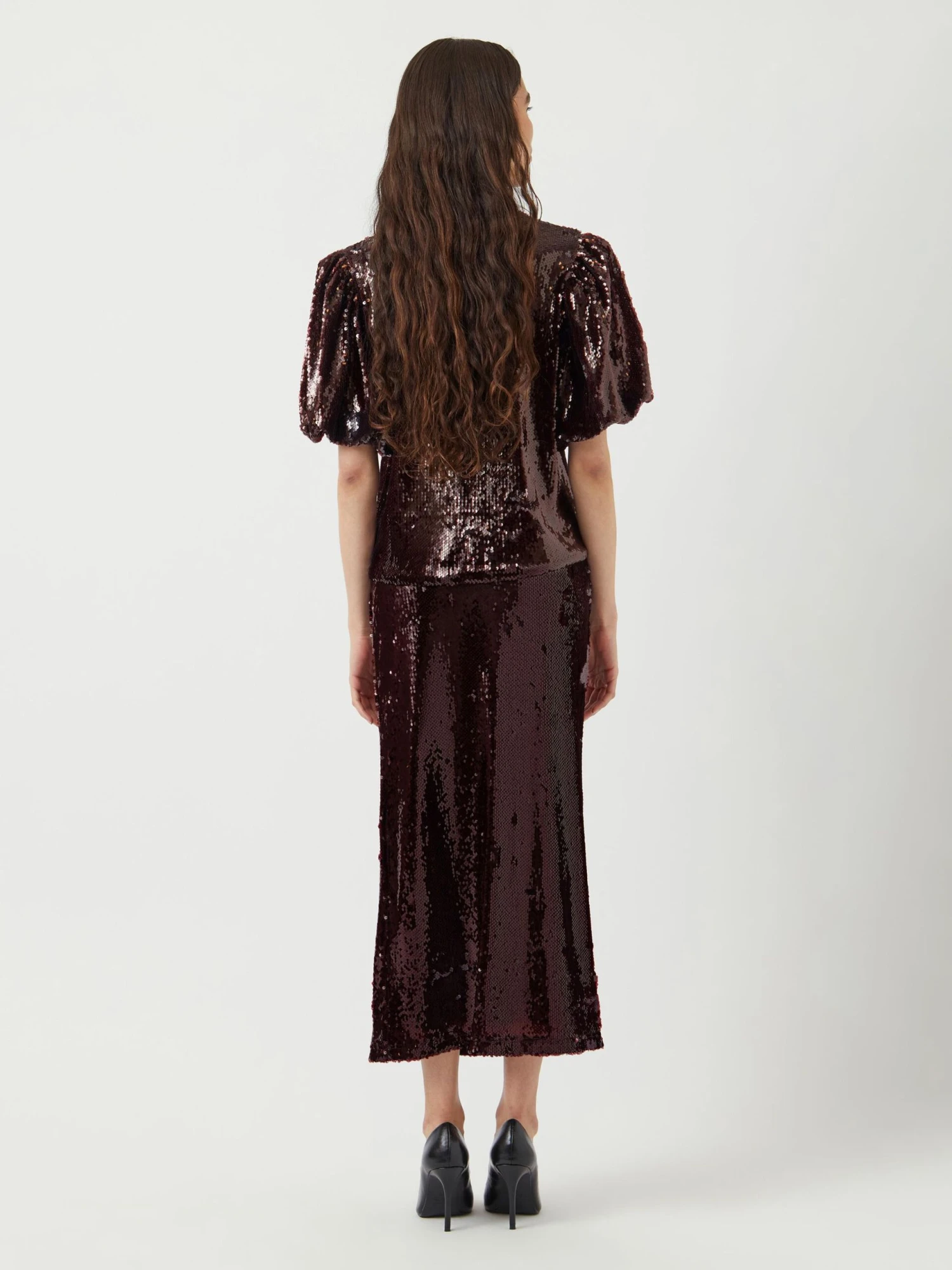 YASROYALINA PAILLETTEN ENKEL MAXI ROK 4 YASROYALINA PAILLETTEN ENKEL MAXI ROK - Afbeelding 2