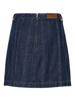 YASCYRA MW DENIM MINIROK -YAS Kleding Winkel 26038602 DarkBlueDenim 002