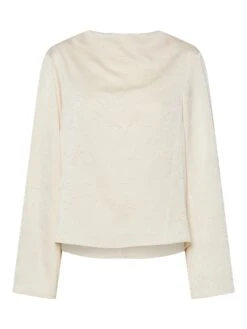 YASNIMBO TOP MET LANGE MOUWEN -YAS Kleding Winkel 26038614 Birch 001