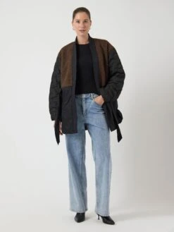 YASMEDISO GEWATTEERDE JAS -YAS Kleding Winkel 26038615 Black 1216649 005