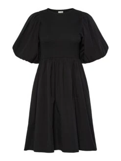 YASMIRI 2/4 MIDI-JURK -YAS Kleding Winkel 26038624 Black 001