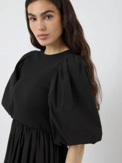 YASMIRI 2/4 MIDI-JURK -YAS Kleding Winkel 26038624 Black 006