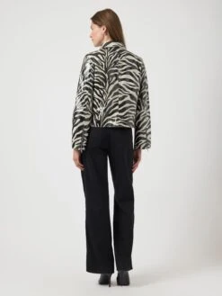 YASZABEA LEREN JAS 12 YASZABEA LEREN JAS -YAS Kleding Winkel 26038690 Black 1217493 004