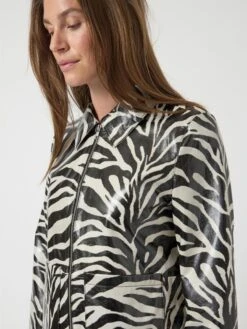 YASZABEA LEREN JAS 14 YASZABEA LEREN JAS -YAS Kleding Winkel 26038690 Black 1217493 006