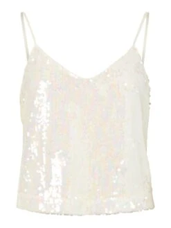 YASSEQUINA TOP MET BANDJES -YAS Kleding Winkel 26038720 Birch 001