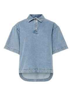 YASCOTMA SPIJKERBLOUSE -YAS Kleding Winkel 26038796 LightBlueDenim 001