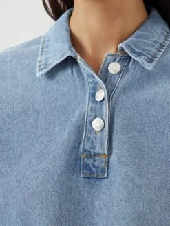 YASCOTMA SPIJKERBLOUSE -YAS Kleding Winkel 26038796 LightBlueDenim 006