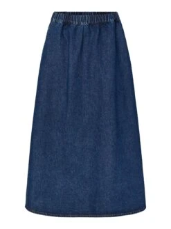 YASCOTMA MIDDELLANGE ROK 14 YASCOTMA MIDDELLANGE ROK -YAS Kleding Winkel 26038797 MediumBlueDenim 001