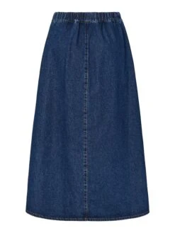 YASCOTMA MIDDELLANGE ROK 15 YASCOTMA MIDDELLANGE ROK -YAS Kleding Winkel 26038797 MediumBlueDenim 002