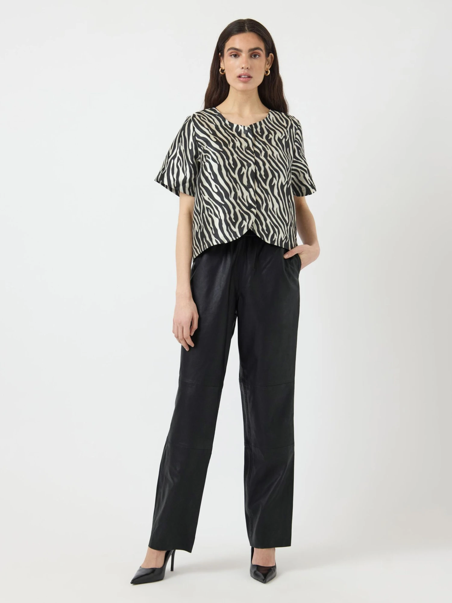 YASSOPHIE LEREN BROEK 6 YASSOPHIE LEREN BROEK - Afbeelding 4