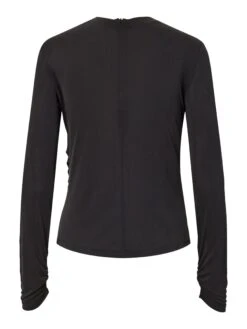 YASLYSA TOP MET LANGE MOUWEN -YAS Kleding Winkel 26038928 Black 002