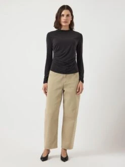 YASLYSA TOP MET LANGE MOUWEN -YAS Kleding Winkel 26038928 Black 005