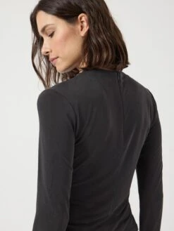 YASLYSA TOP MET LANGE MOUWEN -YAS Kleding Winkel 26038928 Black 006