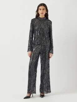 YASLANTRA WIDE BROEK -YAS Kleding Winkel 26039000 Black 005