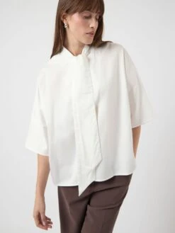 YASKAREN TOP MET 3/4-MOUWEN -YAS Kleding Winkel 26039062 StarWhite 006