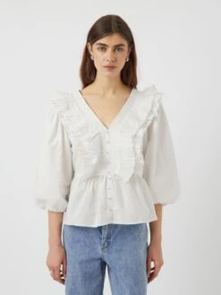 YASRUNA TOP MET 3/4 MOUWEN