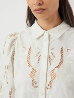 YASWILMA OVERHEMD -YAS Kleding Winkel 26039109 StarWhite 006