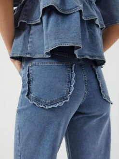 YASSCALA HIGH-WAIST JEANS -YAS Kleding Winkel 26039111 LightBlueDenim 006