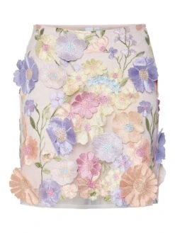 YASFLOWERING MINIROK -YAS Kleding Winkel 26039124 Lavendula 1230344 001