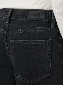 YASSATIRANI MW WIDE FIT JEANS -YAS Kleding Winkel 26039189 DarkGreyDenim 007