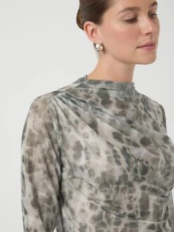 YASFLORI TOP MET LANGE MOUWEN -YAS Kleding Winkel 26039197 PonderosaPine 006