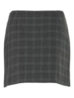 YASCICCO MW MINIROK -YAS Kleding Winkel 26039207 DarkGreyMelange 1230401 002