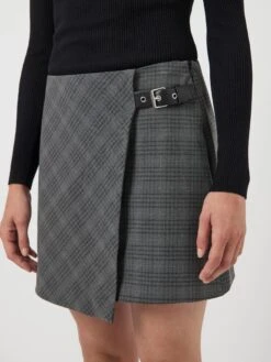 YASCICCO MW MINIROK -YAS Kleding Winkel 26039207 DarkGreyMelange 1230401 006