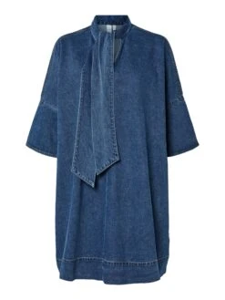 YASLIRA 3/4 DENIM JURK 12 YASLIRA 3/4 DENIM JURK -YAS Kleding Winkel 26039245 MediumBlueDenim 001