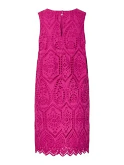 YASHOLI KORTE JURK -YAS Kleding Winkel 26039540 FestivalFuchsia 002