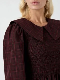 YASCHEMMA GESMOKT MIDI-JURK -YAS Kleding Winkel 26039603 Winetasting 1241121 006