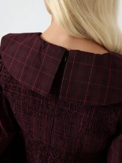 YASCHEMMA GESMOKT MIDI-JURK -YAS Kleding Winkel 26039603 Winetasting 1241121 007