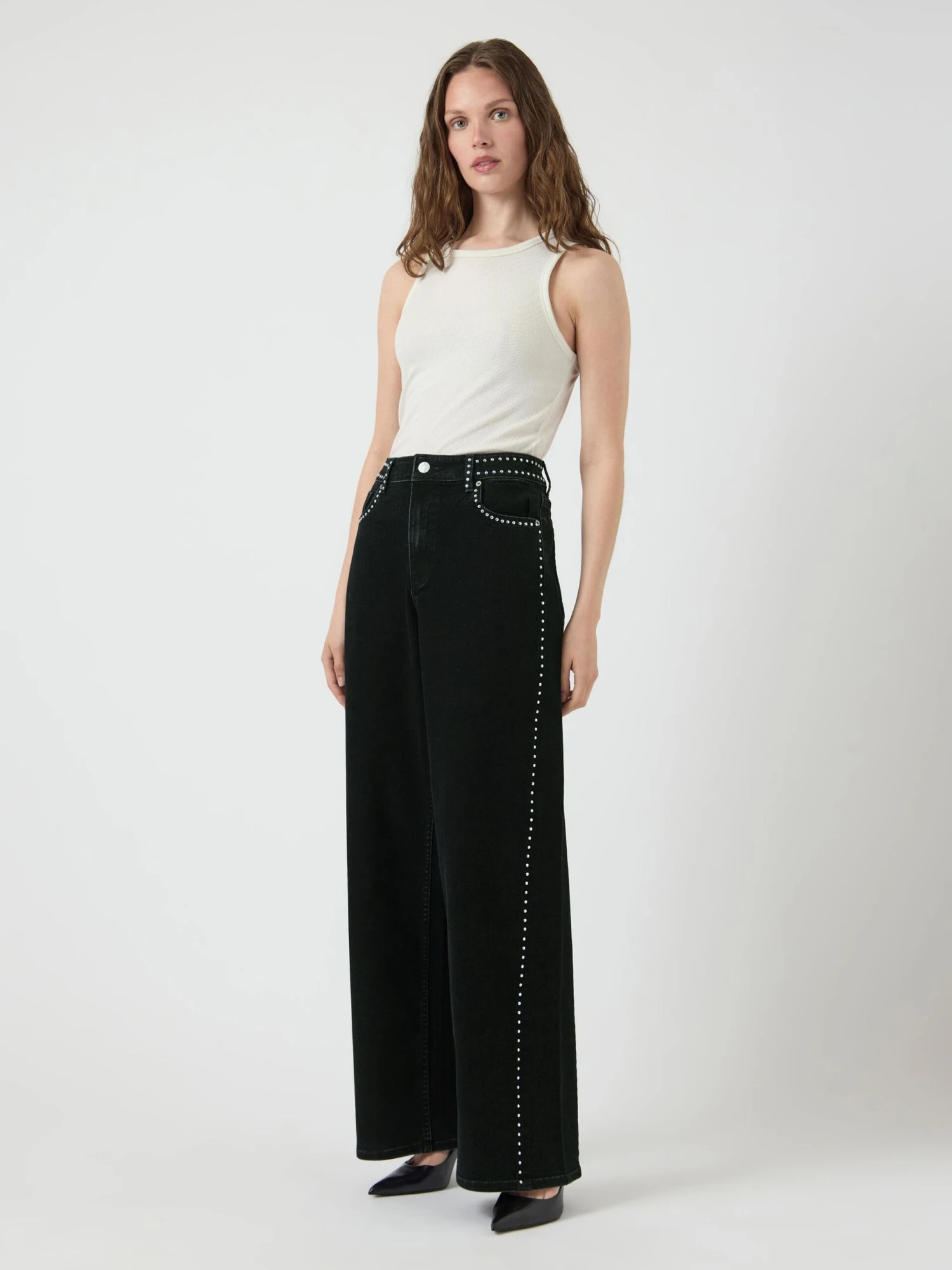 YASNOELLE HW STUDS JEANS 6 YASNOELLE HW STUDS JEANS - Afbeelding 4