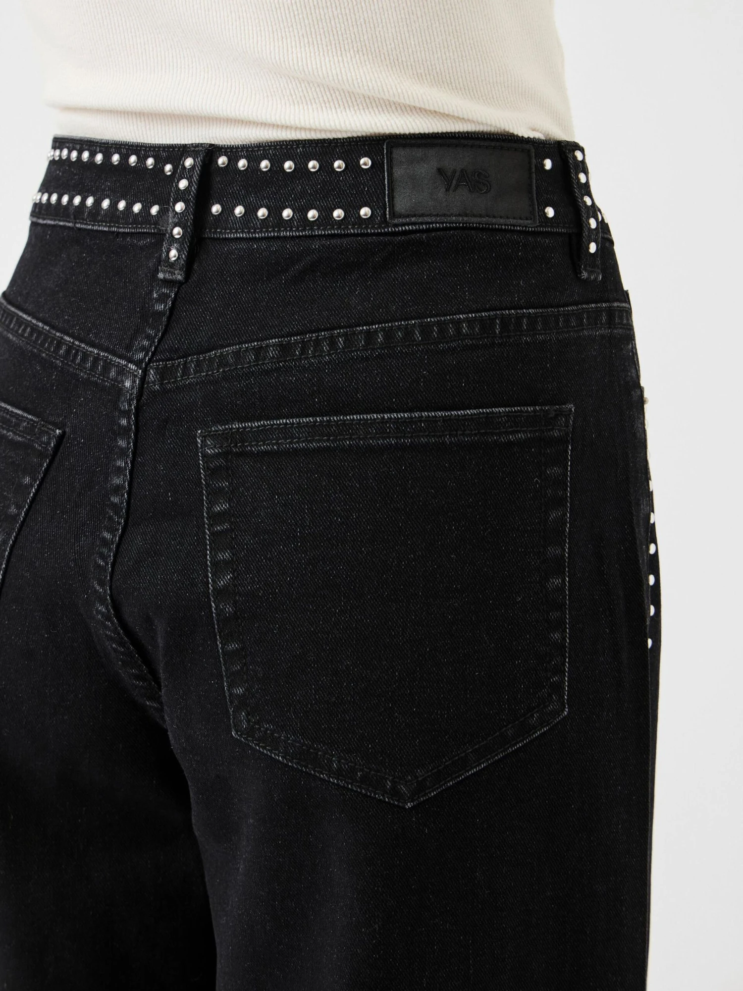 YASNOELLE HW STUDS JEANS 7 YASNOELLE HW STUDS JEANS - Afbeelding 5