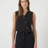 YASHANIA TAILORED GILET -YAS Kleding Winkel 26039772 Black 003