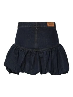 YASBROOKE DENIM BUBBEL MINIROK 13 YASBROOKE DENIM BUBBEL MINIROK -YAS Kleding Winkel 26039908 DarkBlueDenim 002