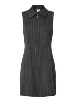 YASNAOMI MIDI-JURK -YAS Kleding Winkel 26039973 DarkGreyMelange 1252013 001