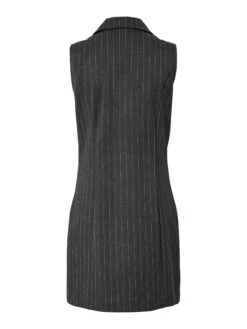 YASNAOMI MIDI-JURK -YAS Kleding Winkel 26039973 DarkGreyMelange 1252013 002