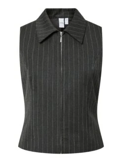 YASNAOMI MOUWLOZE TOP -YAS Kleding Winkel 26039974 DarkGreyMelange 1252014 001