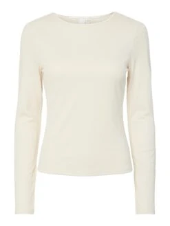 YASPALOMA TOP MET LANGE MOUWEN -YAS Kleding Winkel 26039999 Pristine 001