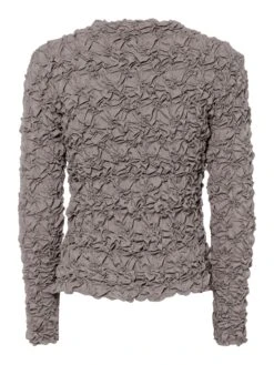 YASMERA TOP MET LANGE MOUWEN -YAS Kleding Winkel 26040040 TaupeGray 002