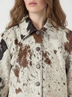 YASCAROLINE KOE LEREN JAS -YAS Kleding Winkel 26040067 ChocolateBrown 1254955 006