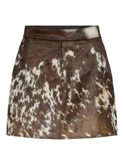 YASCAROLINE HW KOE LEREN MINIROK -YAS Kleding Winkel 26040068 ChocolateBrown 1254957 001