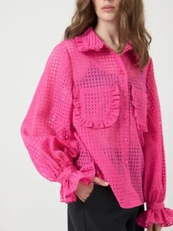 YASFELINE OVERHEMD -YAS Kleding Winkel 26040241 RoseViolet 006